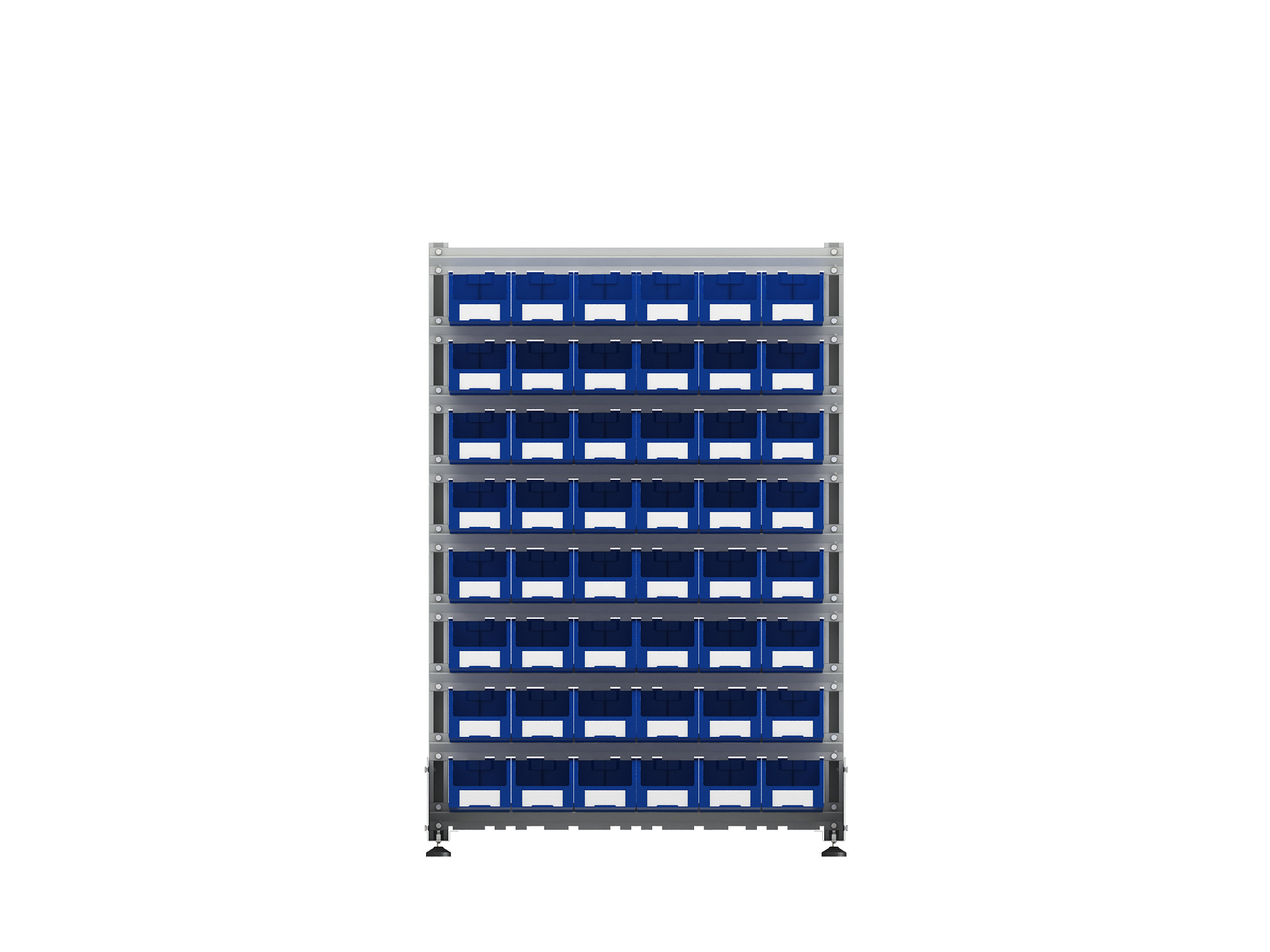 ER-00024066 Стеллаж для пластиковых лотков SORTEX односторонний 1500x1000x450.02