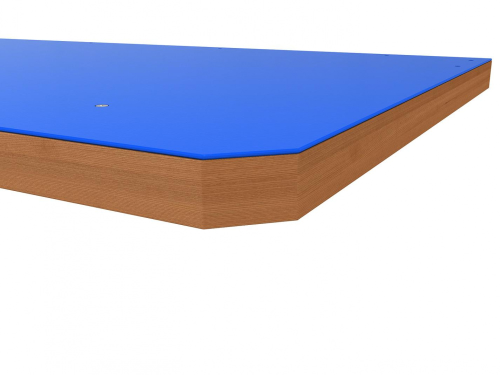 Накладка на столешницу из стали 3 мм с порошковым покрытием (ширина 2340 мм)