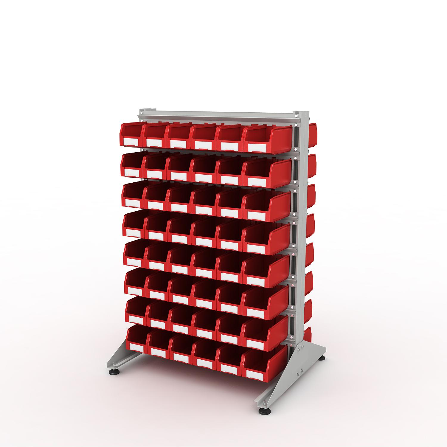 ER-00023959 Стеллаж для пластиковых лотков SORTEX двухсторонний 1500x1000x800.02