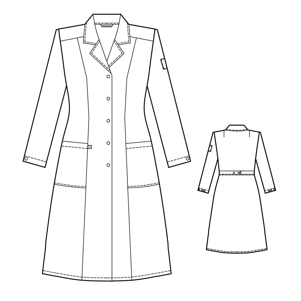 Антистатический халат Б-46