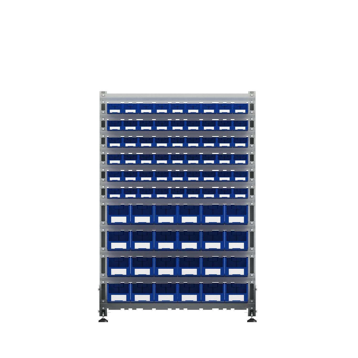 ER-00024070 Стеллаж для пластиковых лотков SORTEX односторонний 1500x1000x450.04