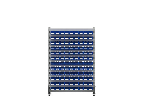 ER-00024051 Стеллаж для пластиковых лотков SORTEX односторонний 1500x1000x450.01